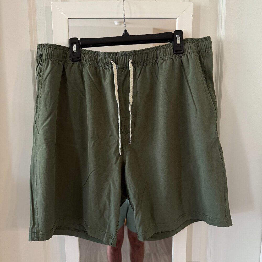 Fair Harbor Green Drawstring Shorts Size Xxxl View 2